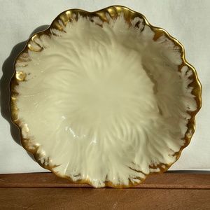 Vintage 1950s Lenox Gold trim candy dish